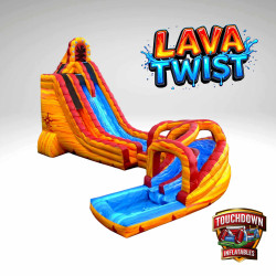 27’ Tall Lava Twist (Double Lane)
